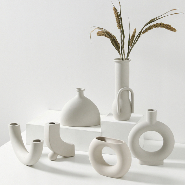 Minimalist Nordic Ceramic Vase