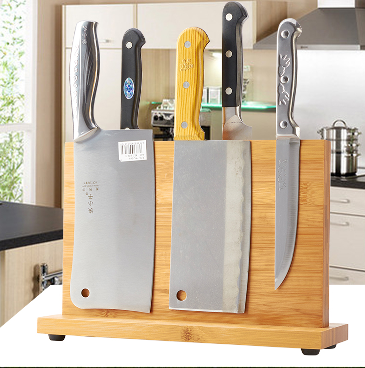 Bamboo Magnetic Knife Holder