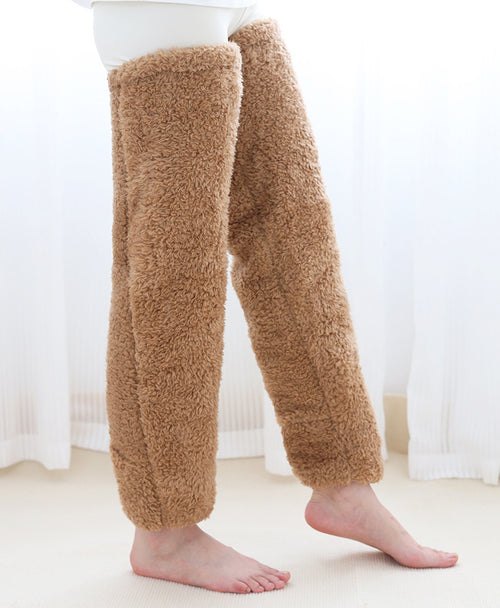Cotton Fuzzy Over-Knee Socks